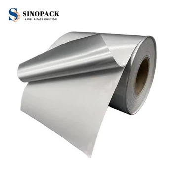 Pelekat Label Polipropilena Perak